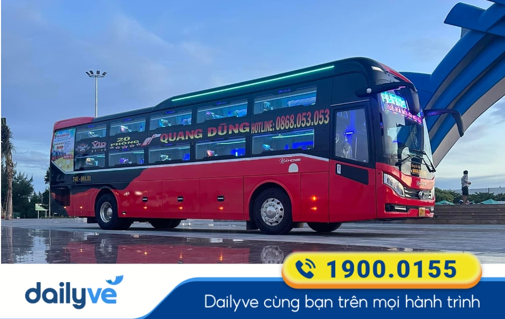 Nhà xe Quang Dũng Limousine tuyến Sài Gòn đi Quảng Ngãi