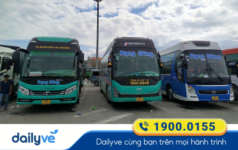 Nhà xe Rạng Đông Busline tuyến Sài Gòn đi Quảng Ngãi