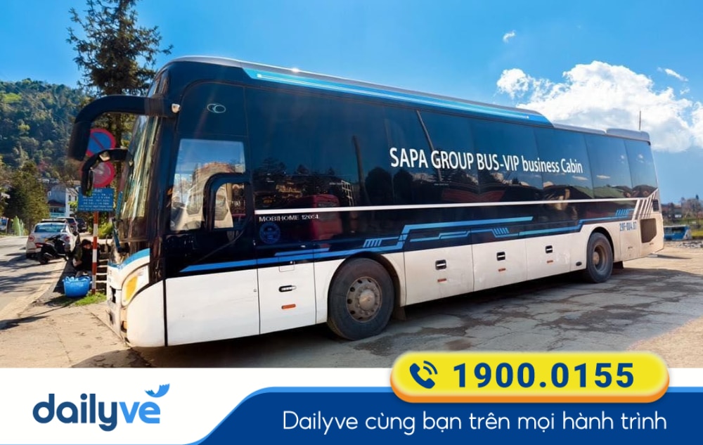 Nhà xe SaPa Group Bus tuyến Hà Nội đi Lào Cai