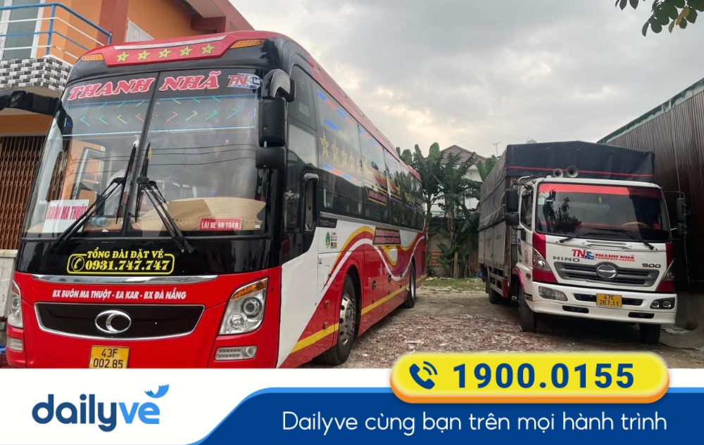 Nhà xe Thanh Nhã tuyến Buôn Ma Thuột Đắk Lắk đi Đà Nẵng
