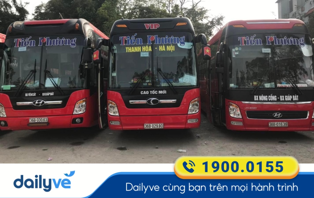 Nhà xe Tiến Phương tuyến Bắc Ninh đi Thanh Hóa