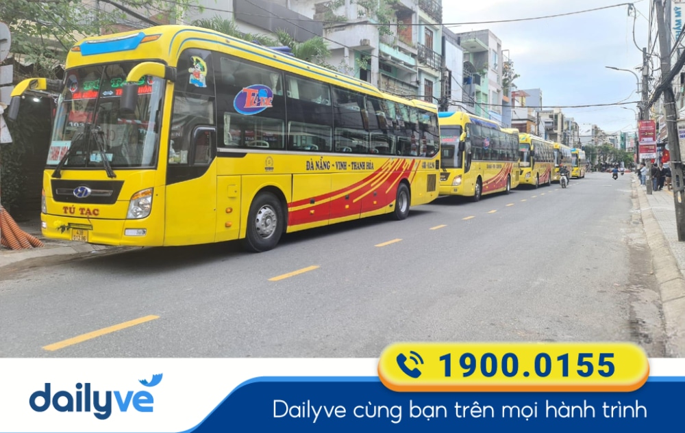 Nhà xe Tú Tạc tuyến Hà Tĩnh đi Đà Nẵng