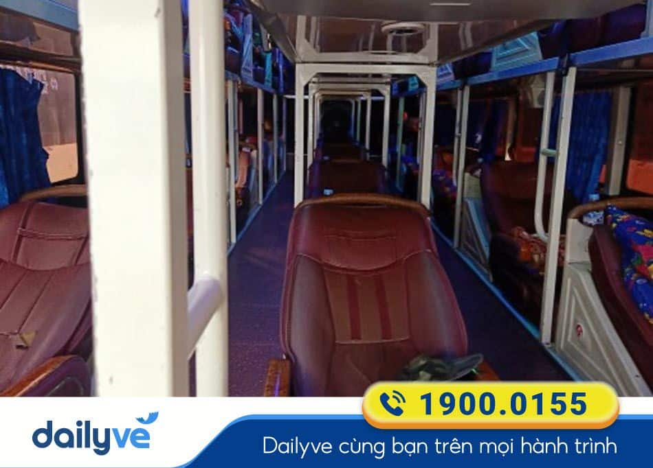 Nội thất xe giường nằm 44 chỗ của nhà xe Dương Vũ