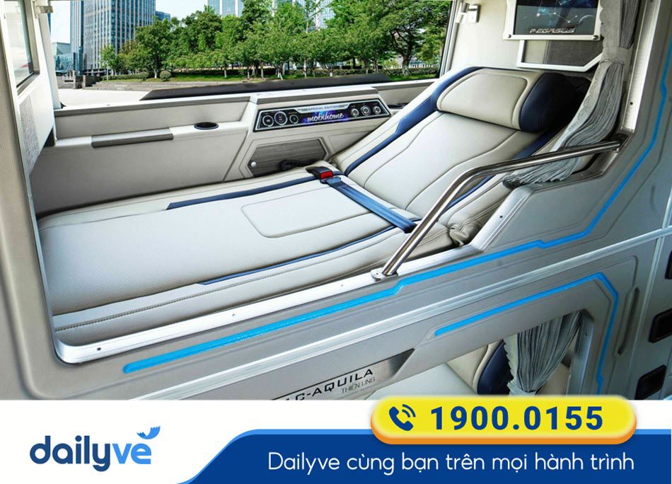 Nội thất xe Limousine 24 phòng của xe Tân Tiến Bình Định