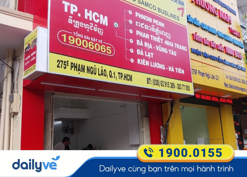 Văn phòng nhà xe Kumho Samco Buslines tại Sài Gòn