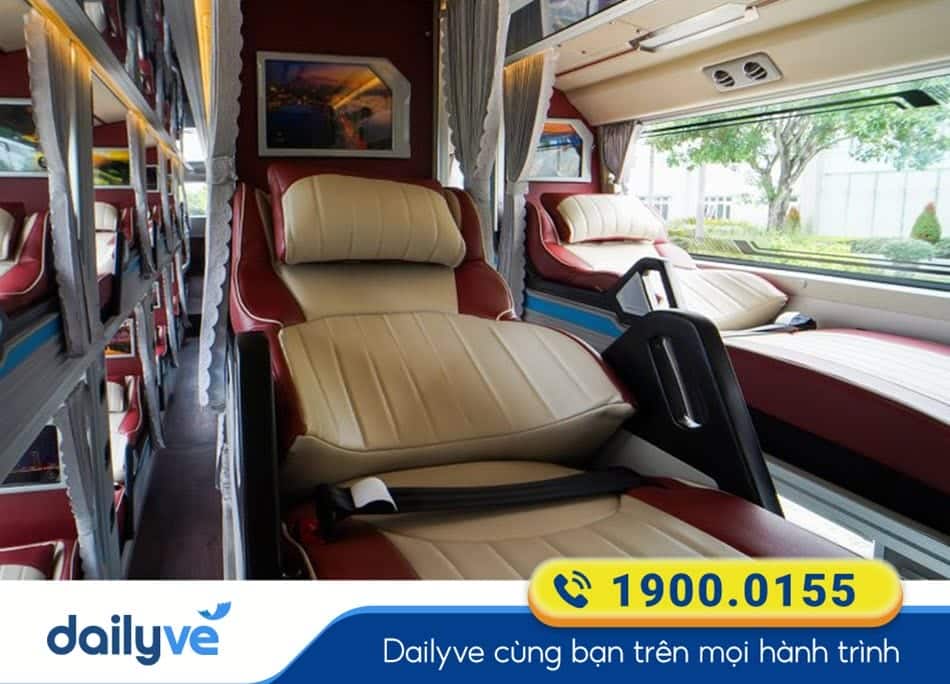 Tiện ích xe Limousine 34 phòng của nhà xe Lâm Nhi Vip