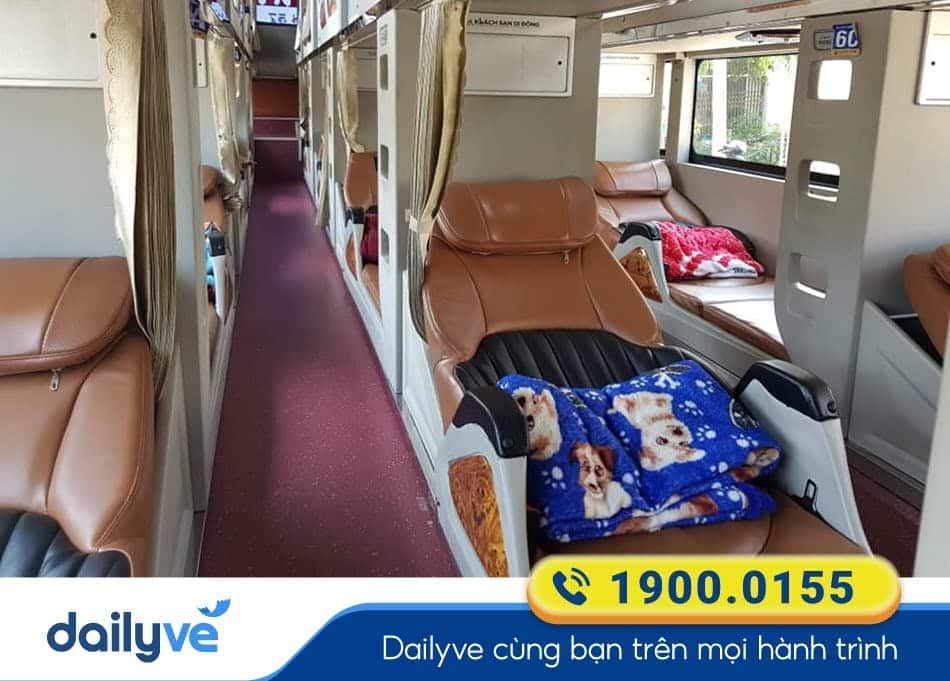 Tiện nghi xe Limousine 32 phòng của nhà xe An Phát Gia Lai