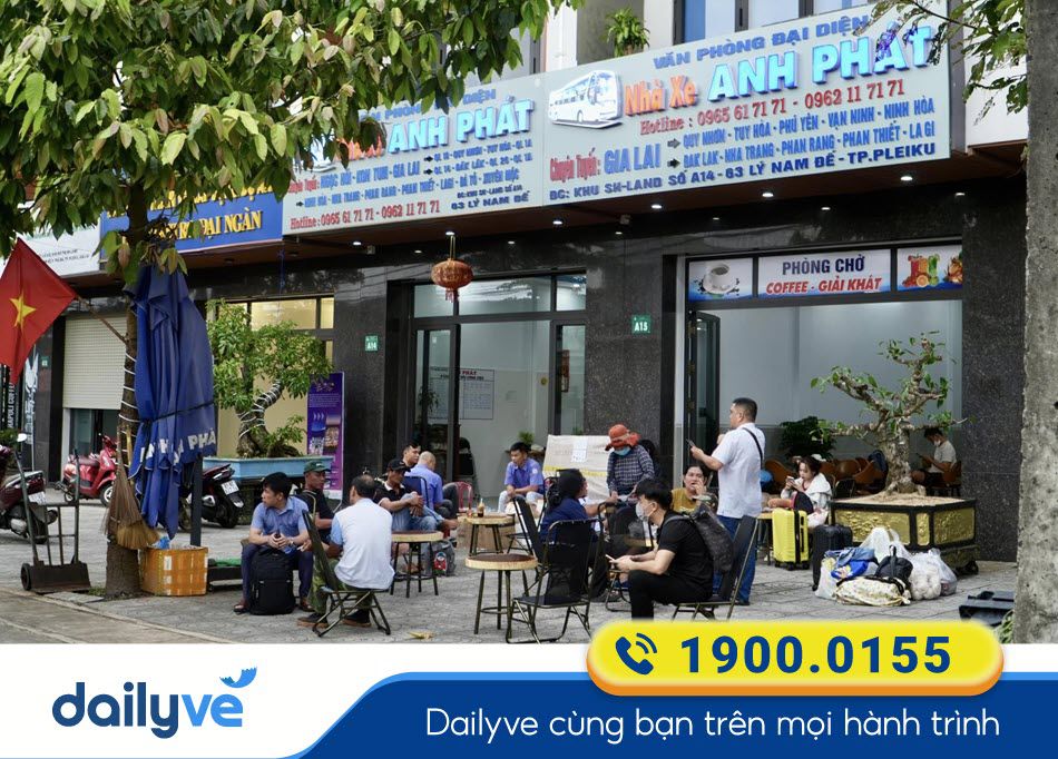 Văn phòng nhà xe Anh Phát tại Gia Lai