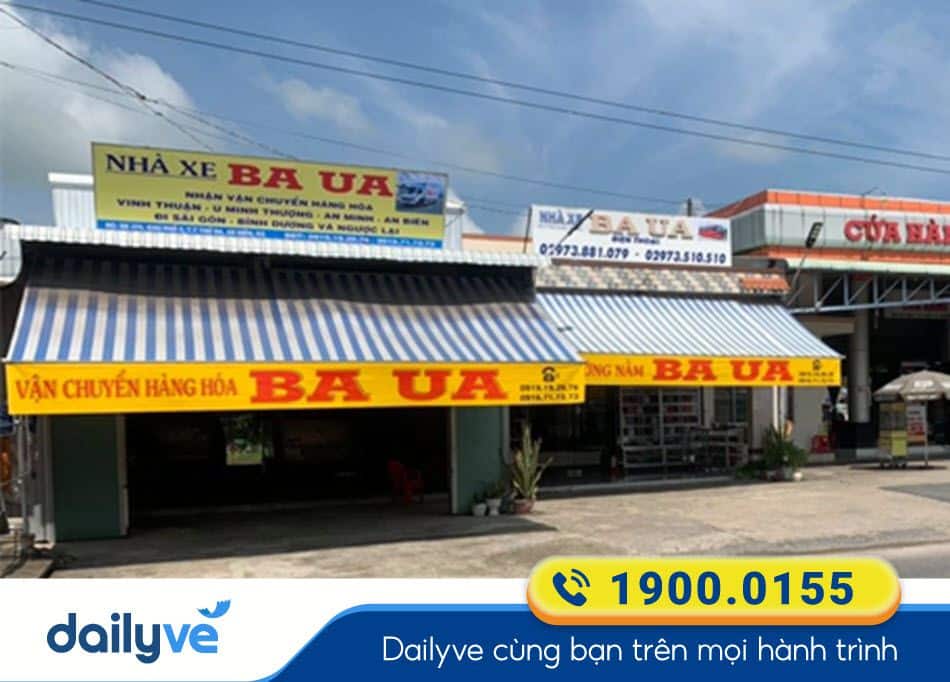 Văn phòng nhà xe Ba Ua tại Vĩnh Thuận - Kiên Giang