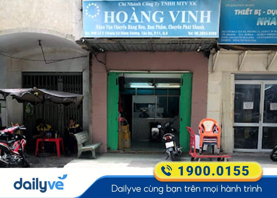 Văn phòng nhà xe Hoàng Vinh tại Sài Gòn