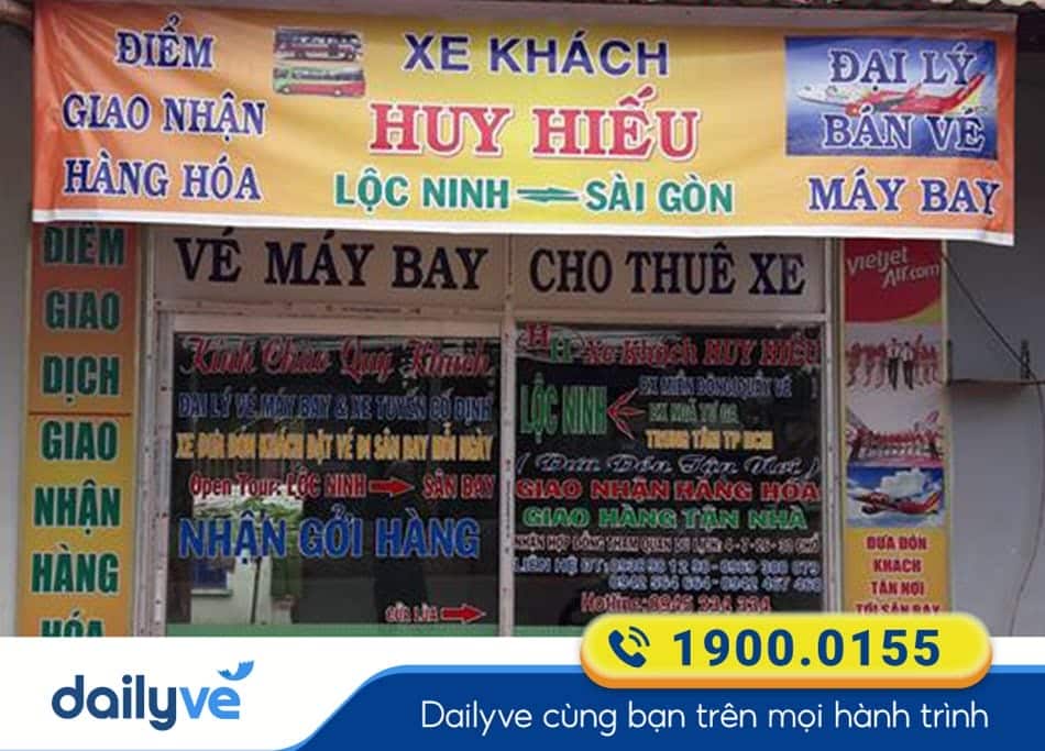 Văn phòng nhà xe Huy Hiếu tại Lộc Ninh - Bình Phước