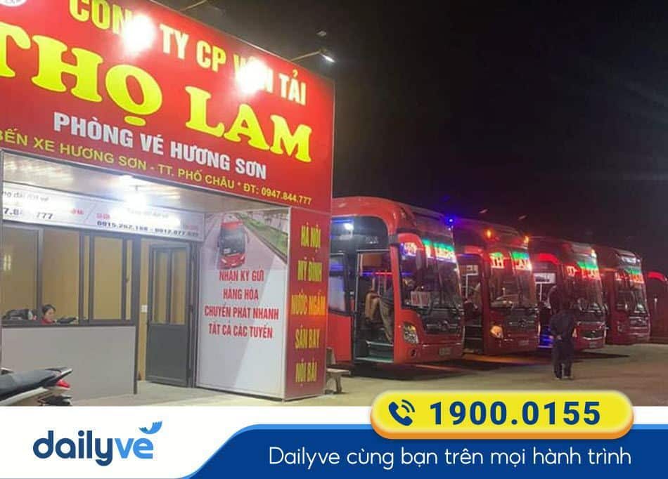 Phòng vé nhà xe Thọ Lam tại Hương Sơn - Hà Tĩnh