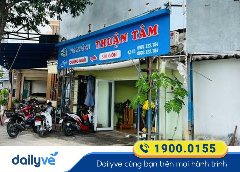 Văn phòng nhà xe Thuận Tâm tại Quảng Ngãi