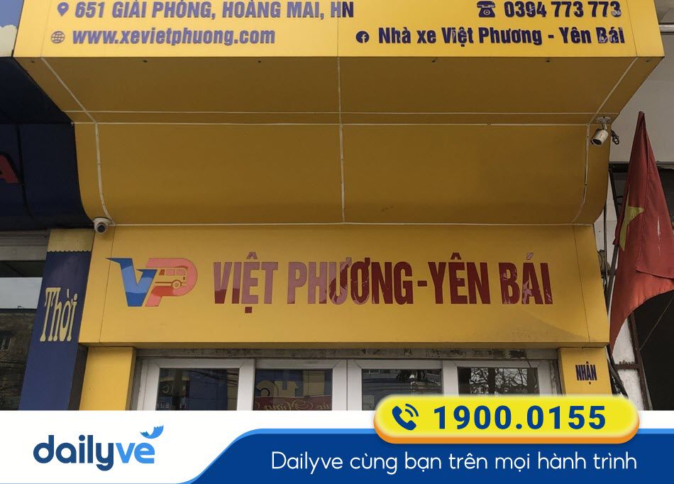 Văn phòng nhà xe Việt Phương tại Hà Nội