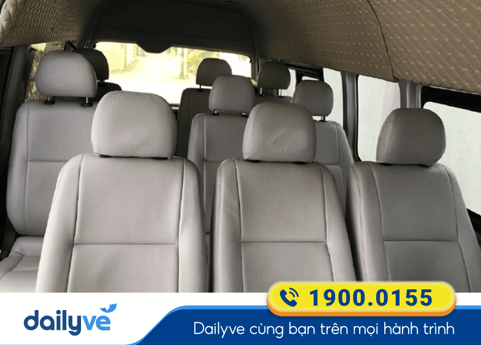 Xe ghế ngồi 16 chỗ chất lượng cao của nhà xe Thúy Hoa Định Quán
