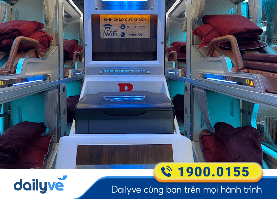 Xe Limousine 34 phòng của nhà xe Thanh Thủy Đà Lạt