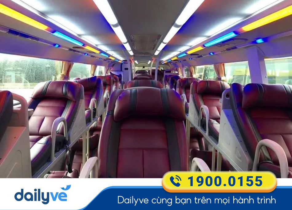 Xe giường nằm 40 chỗ đời mới của nhà xe Anh Khôi Phan Rang