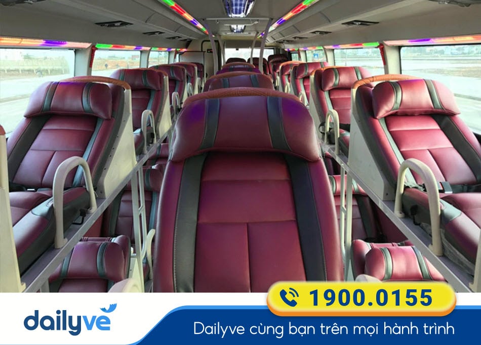 Xe giường nằm 40 chỗ của nhà xe Đại Việt Phú Thọ
