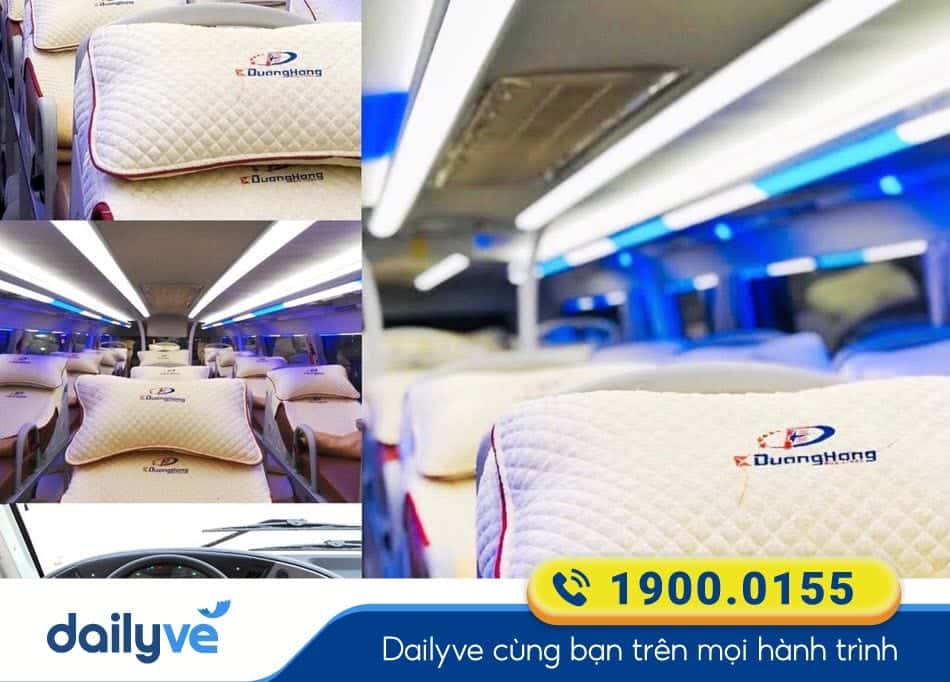 Xe giường nằm 40 chỗ của xe Dương Hồng Đà Nẵng - Hà Tĩnh