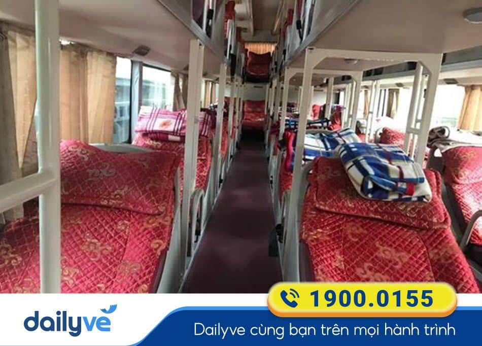Xe giường nằm 41 chỗ của nhà xe Hưng Thành Hà Nội đi Huế