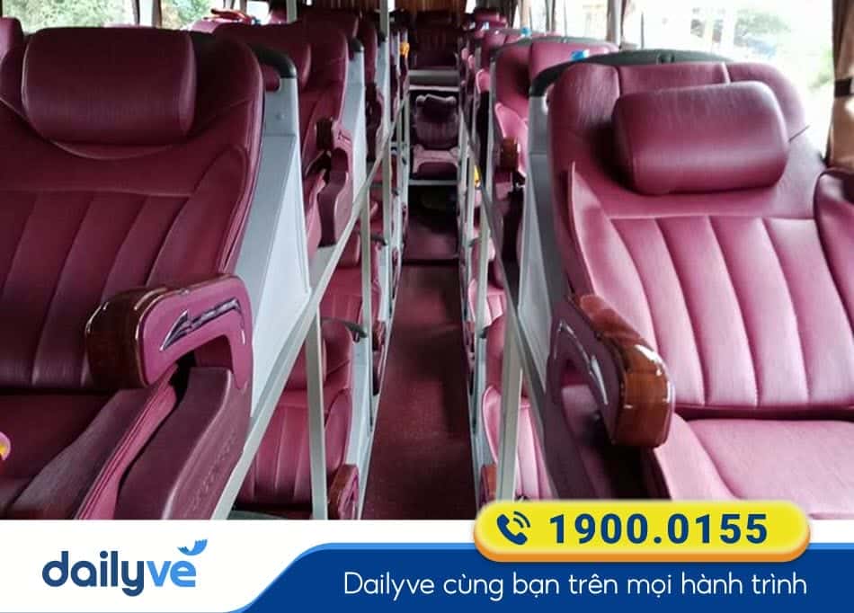 Nội thất xe giường nằm 43 chỗ của nhà xe Diên Hồng Đà Nẵng