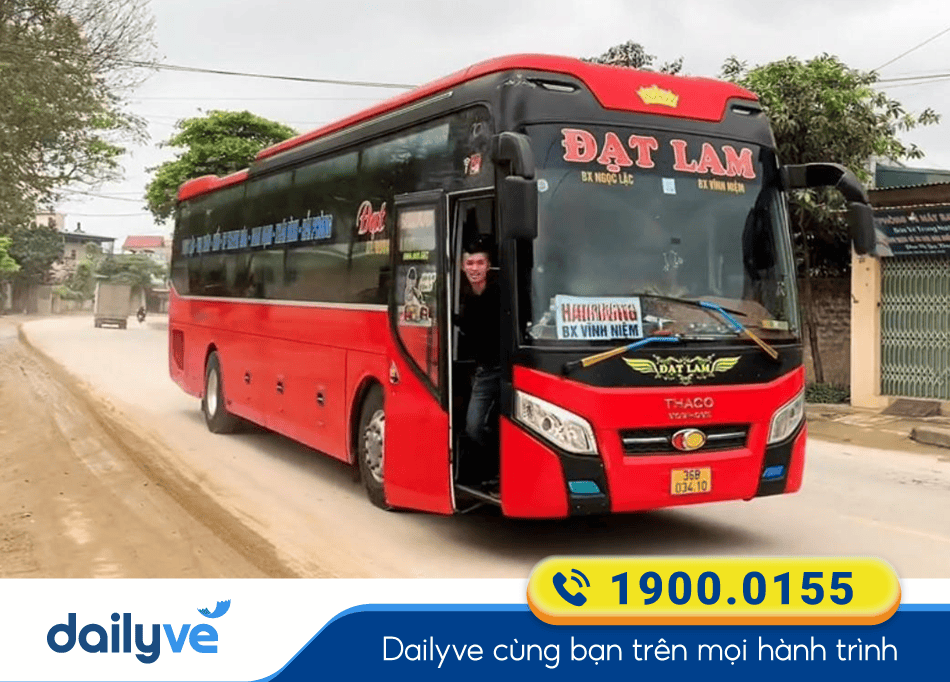 Nhà xe Đạt Lam Hải Phòng - Thanh Hóa