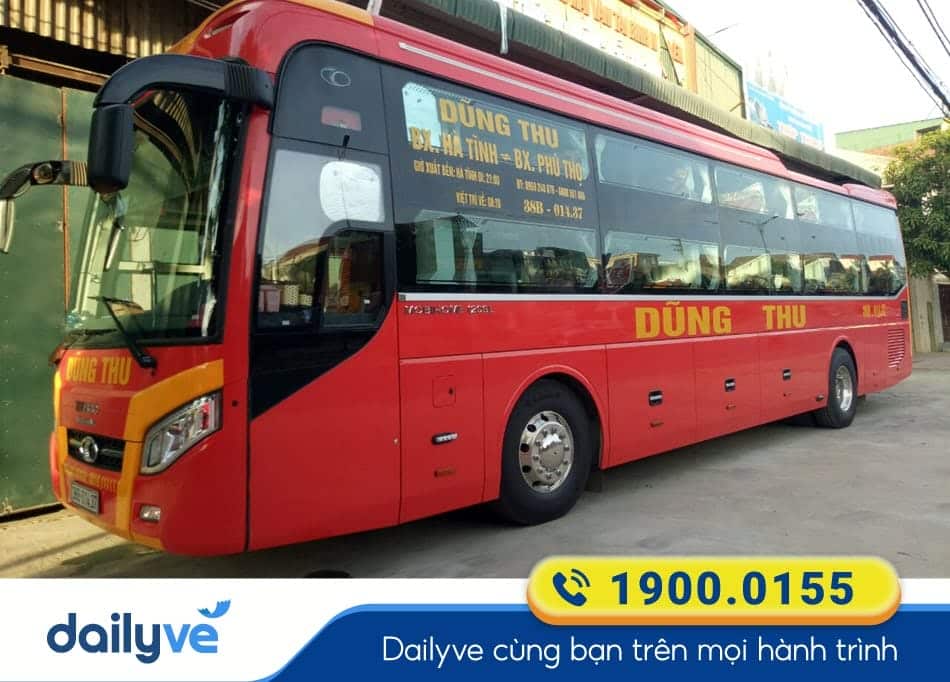 Nhà xe Dũng Thu Hà Tĩnh - Phú Thọ