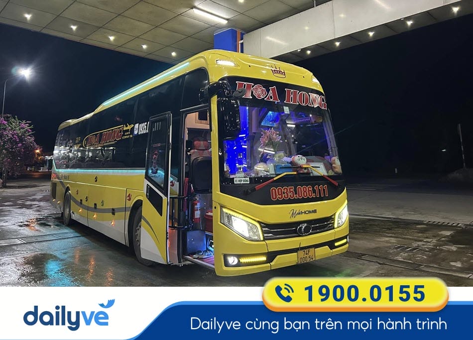 Nhà xe Hoa Hồng Hà Nội đi quảng Trị