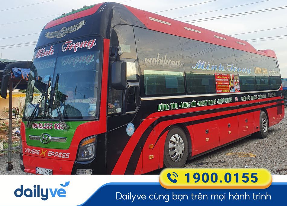 Nhà xe Minh Trọng An Giang đi Vũng Tàu