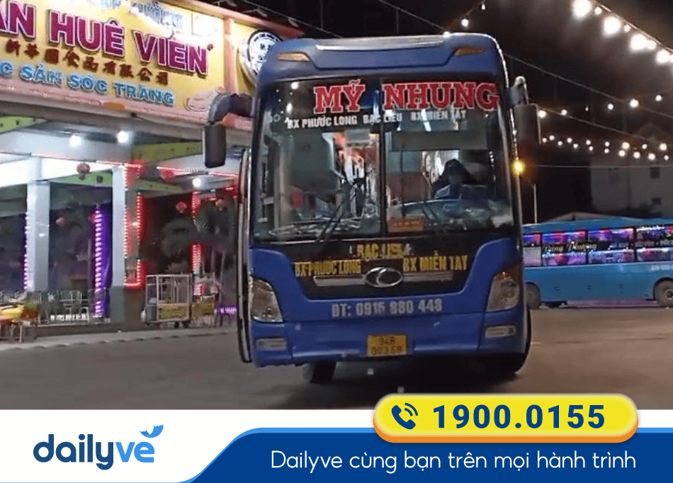 Nhà xe Mỹ Nhung Sài Gòn đi Bạc Liêu