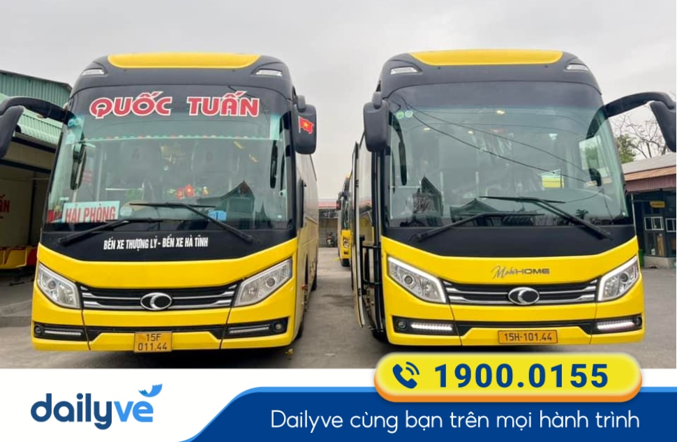 Nhà xe Quốc Tuấn tuyến Nghệ An đi Hải Phòng