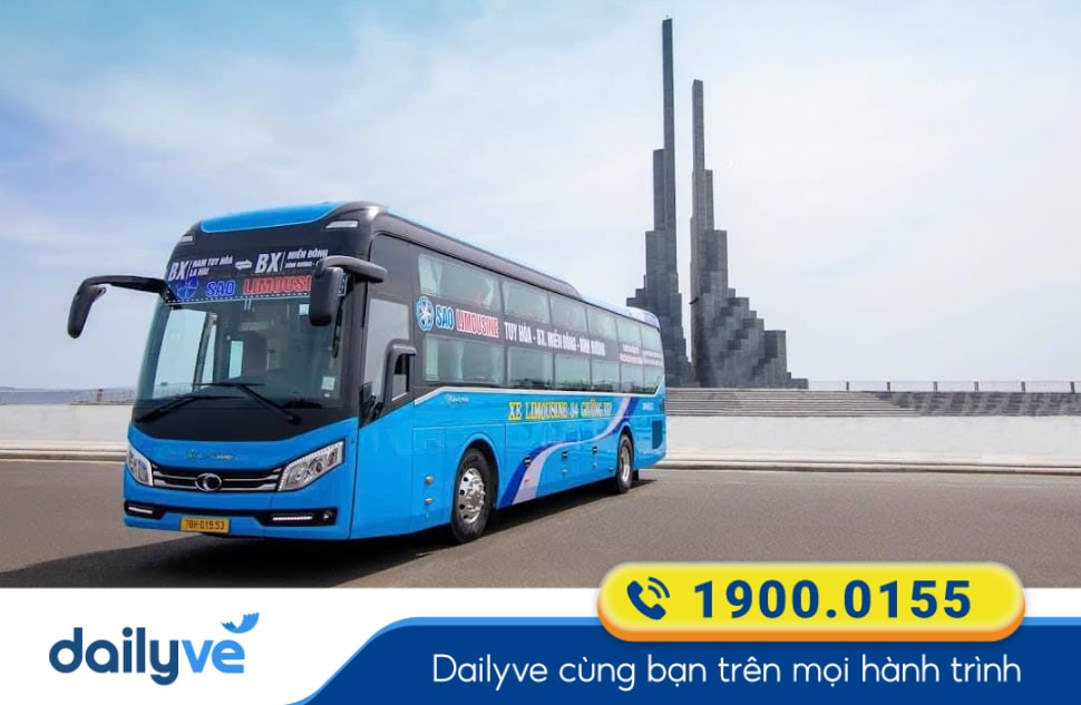 Nhà xe Sao Limousine tuyến Tuy Hòa đi Sài Gòn