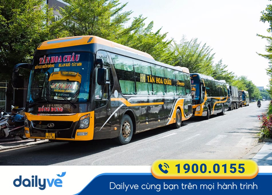 Nhà xe Tân Hoa Châu Sài Gòn đi Bình Định