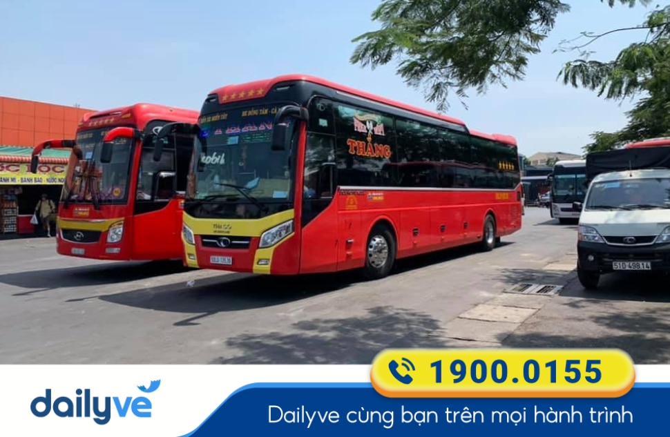 Nhà xe Thắng tuyến Cà Mau đi Sài Gòn