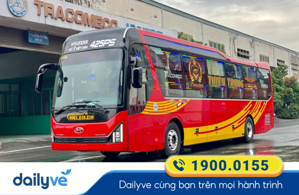 Nhà xe Thiên Trung tuyến Bến xe Đức Long Gia Lai đi Hà Nội