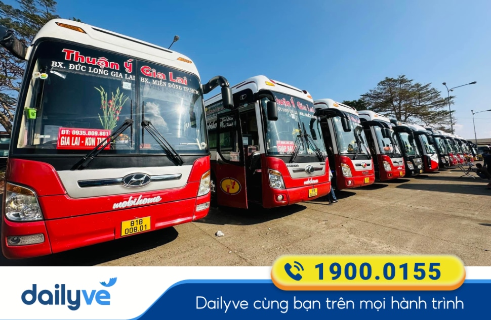 Nhà xe Thuận Ý Gia Lai đi Bến xe Đức Long Gia Lai đi Hà Nội