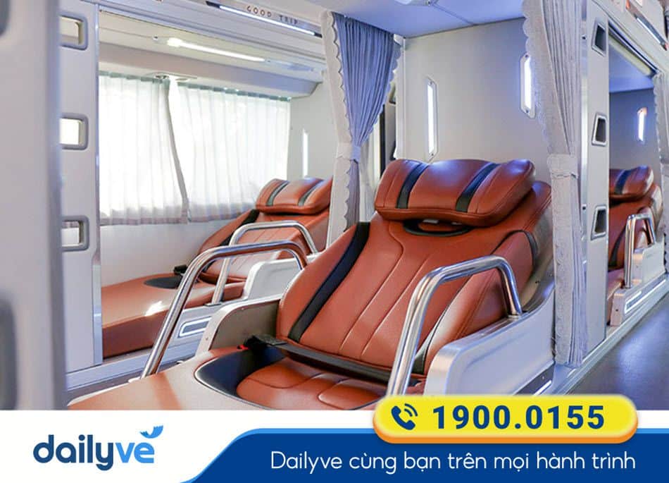 Nội thất xe Limousine 34 phòng của nhà xe Hùng Ban Lâm Đồng