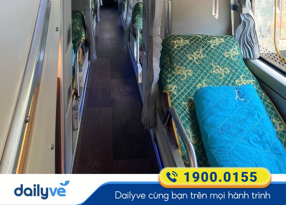 Nội thất xe Limousine 34 phòng của nhà xe Hùng Thục Nghệ An