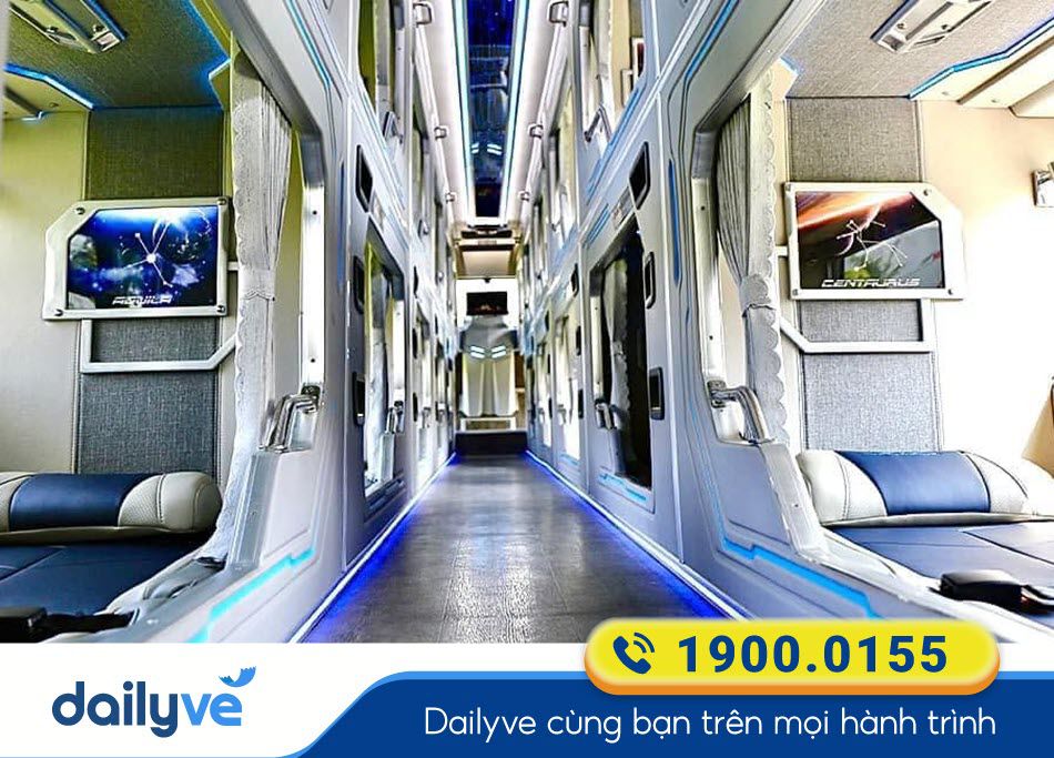 Tiện ích xe Limousine 22 phòng của xe Bình Thảo Limousine