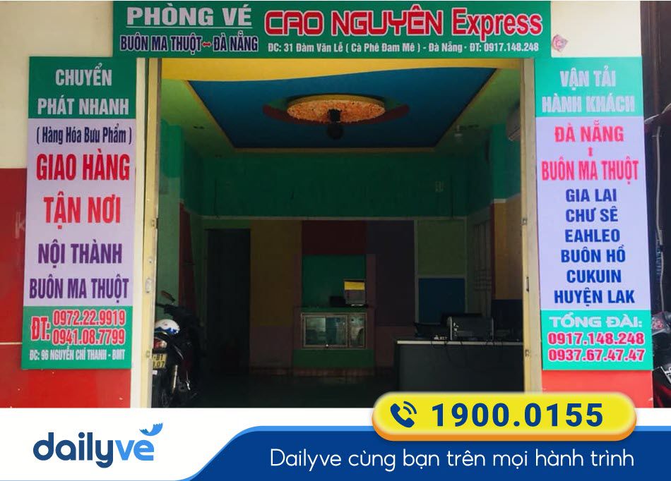 Phòng vé nhà xe Cao Nguyên Buôn Ma Thuột - Đắk Lắk