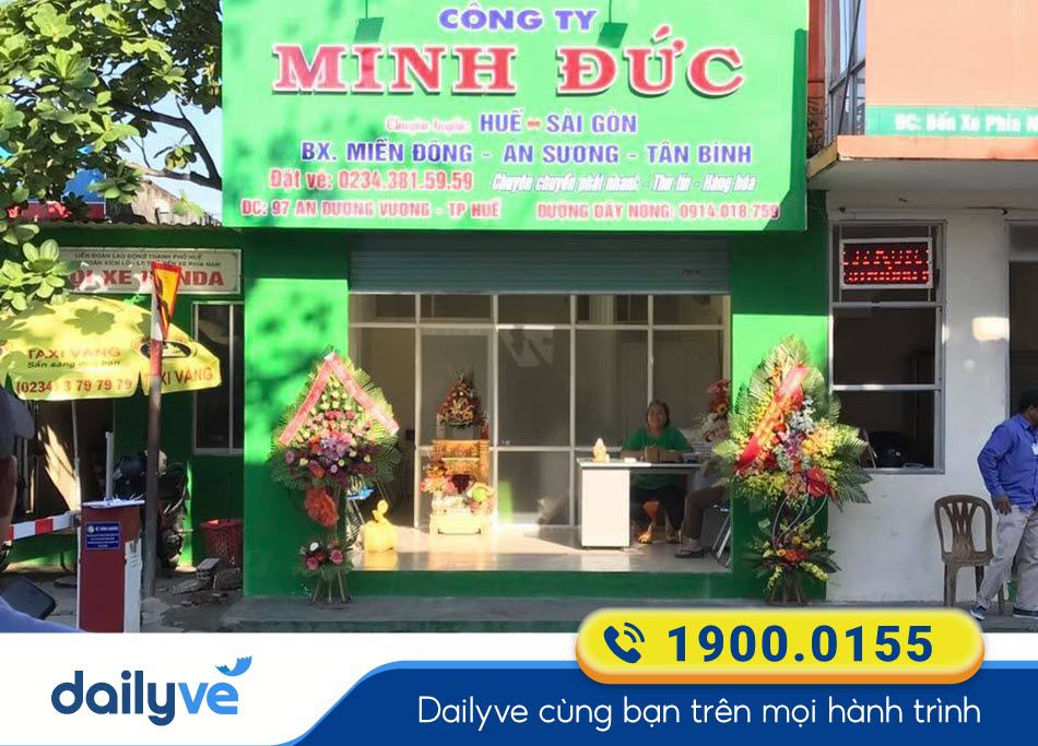 Văn phòng nhà xe Minh Đức tại Huế