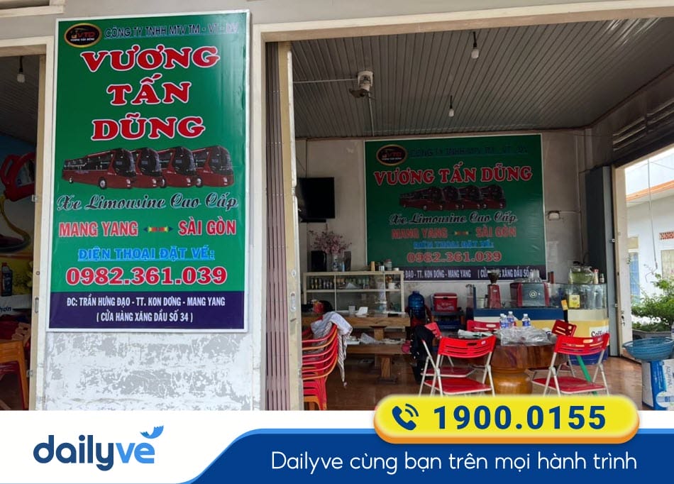 Văn phòng nhà xe Vương Tấn Dũng tại Gia Lai