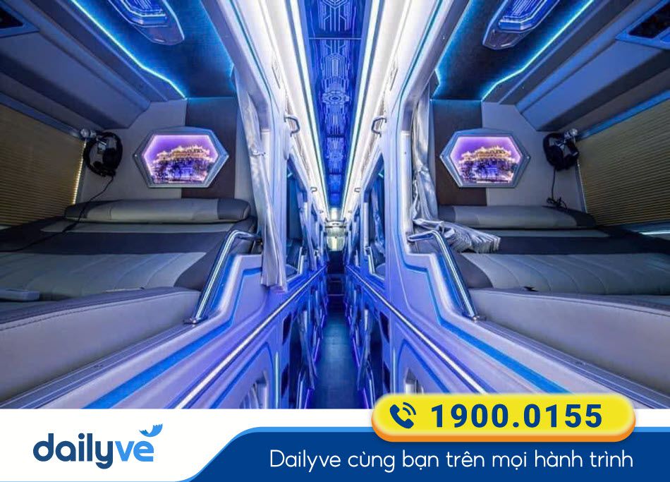 Thiết kế sang trọng xe Limousine 22 phòng của xe khách Thủy Ngân Limousine