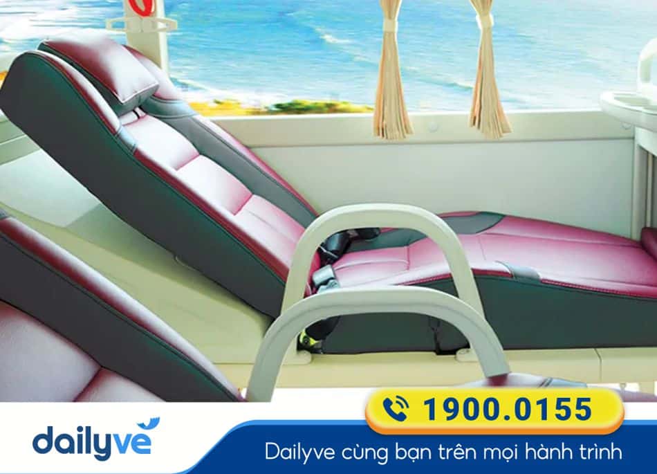 Xe giường nằm 40 chỗ của nhà xe Cương Lĩnh đi Hải Tiến