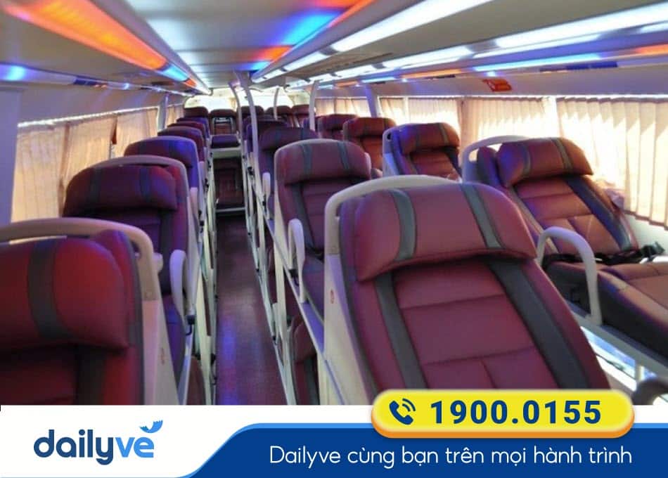 Xe giường nằm 40 chỗ đời mới của nhà xe Quách Long