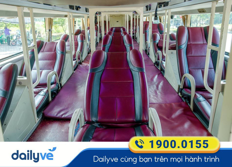 Xe giường nằm 40 chỗ của nhà xe Thu Hà Tuy Đức - Đắk Nông