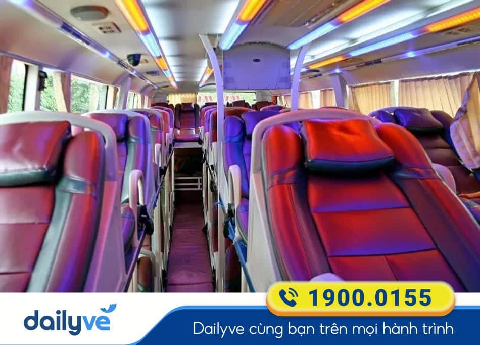 Dòng xe giường nằm 41 chỗ của nhà xe Tiến Dũng Bảo Yên