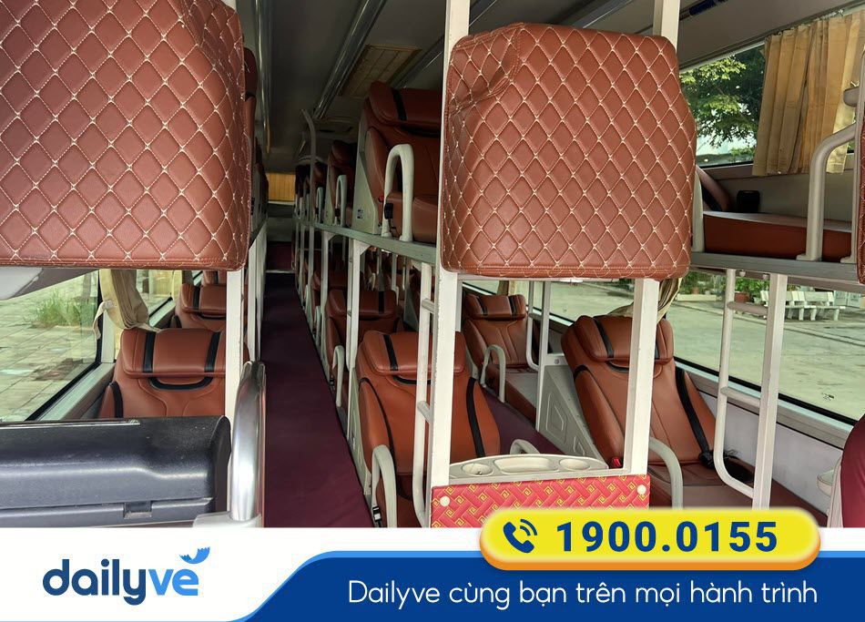 Xe giường nằm 44 chỗ của nhà xe Cường Lan Hà Giang - Quảng Ninh
