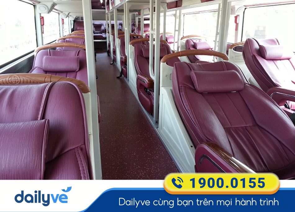 Xe giường nằm 44 chỗ đời mới của nhà xe Tiến Đạt Thành