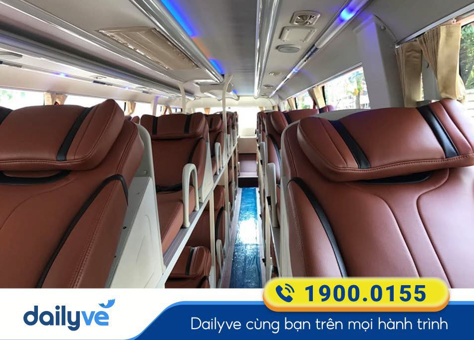 Xe giường nằm 44 chỗ của nhà xe Trang Hòa Đắk Lắk